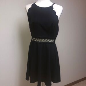 LIttle Blue dress!! Pretty blue dress, paterns on waist.